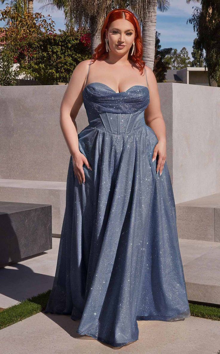 Say goodbye to your tension and enjoy the evening in this fully lined dress designed by LaDivine CD252C. The dress has a cowl neckline that is propped up by sli Cute Bridesmaid Dresses, Glitter Prom Dress, Dreamy Gowns, Cinderella Divine, Prom Ball Gown, Ball Gown Skirt, Long Bridesmaid Dress, فستان سهرة, Stunning Gowns