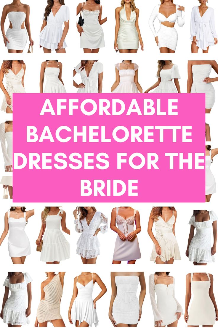 different types of dresses for the bride with text overlay that reads,'comfortable bachelor dresses for the bride '