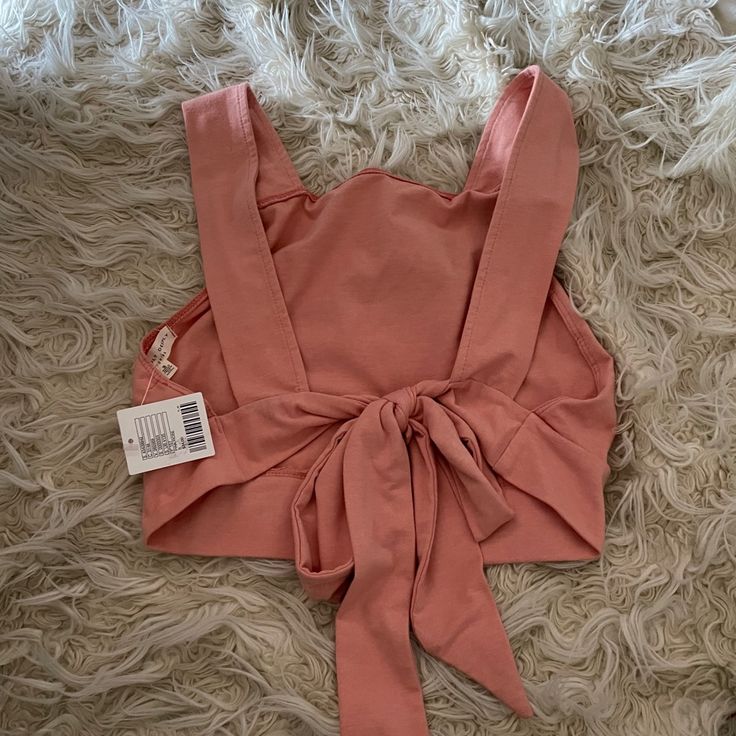 Brand New Never Worn Super Cute Backless Tie Crop Top From Urban Outfitters Blue Tube Top, Smocked Tube Top, Flowy Crop Top, Orange Crop Top, Purple Crop Top, Madly Deeply, Truly Madly Deeply, Butterfly Shirts, Tie Crop Top