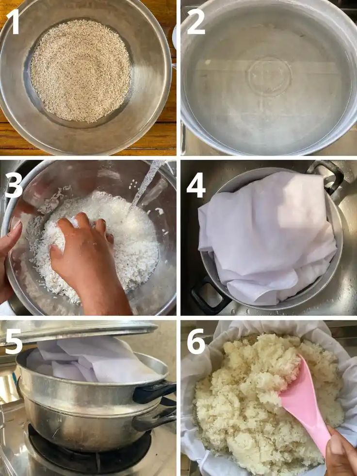 step by step instructions on how to make rice