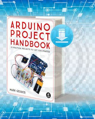 the arduino project book is shown with an electronic device in front of it