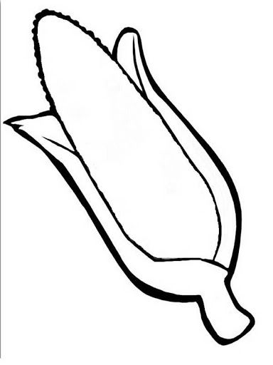 a drawing of a banana on a white background