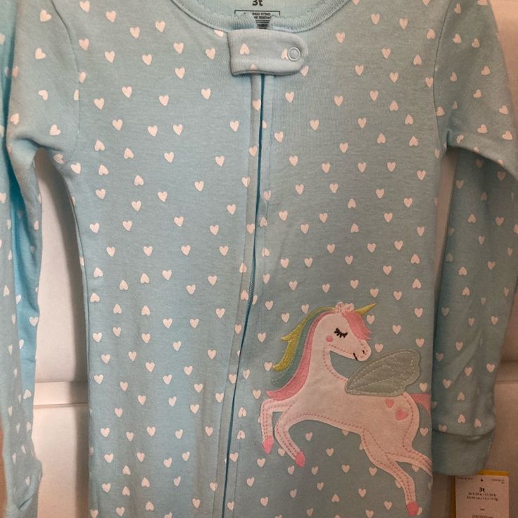 Sweet Rainbow Color Unicorn Girls 3t Pjs. Never Worn With Tags. Cute Long Sleeve Onesie For Pajama Party, Long Sleeve Onesie For Sleepover, Cute Onesie For Pajama Party, Cute Light Blue Cotton Sleepwear, Cute Light Blue Sleepwear For Sleepover, Cute Blue Onesie For Sleepover, Cute Blue Long Sleeve Sleepwear, Cute Cotton Onesie For Bedtime, Cute Cotton Onesie For Sleep