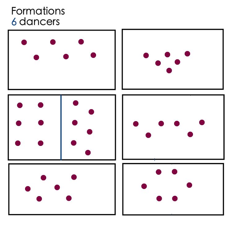 four squares with dots in the middle