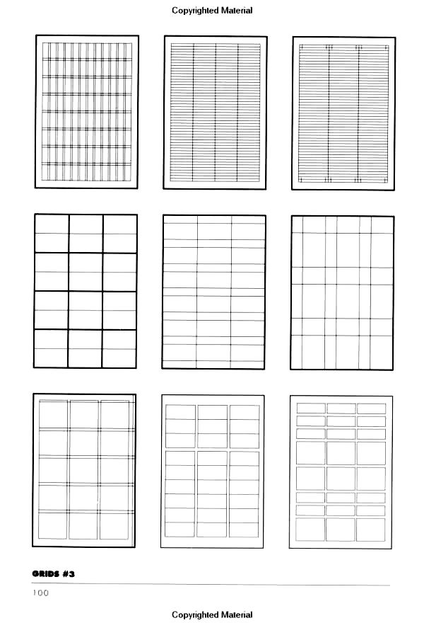 four different grids are shown in this worksheet