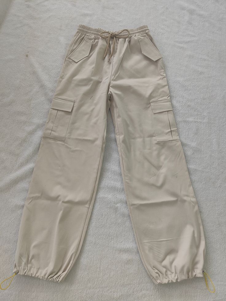 Material:Woven,soft and stretchyPreorder If you order with other stock items,we will need ship together when this item finished~ Kids Cargo Pants, Cream Cargo Pants, Cargo Outfit, Cool Pants, Trouser Outfits, Trendy Outfits For Teens, Cute Pants, Easy Trendy Outfits, Milk Silk