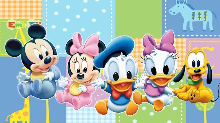 mickey mouse and friends wallpaper with giraffes in the backgrund