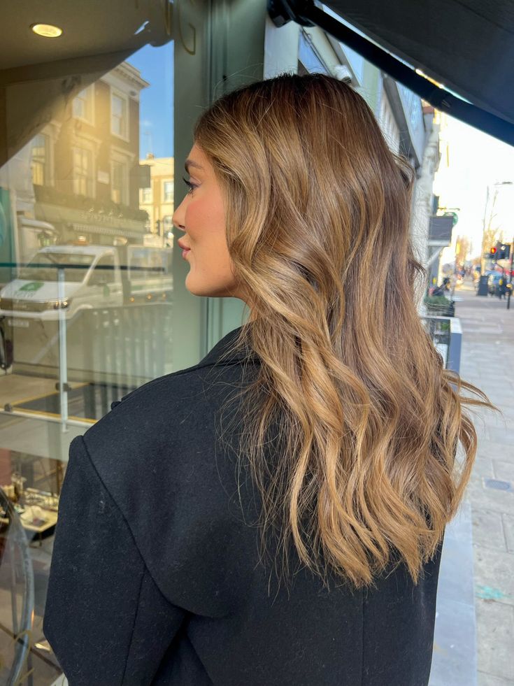 Hair Wishlist, Light Golden Brown Hair, Light Brunette Hair, Golden Brown Hair Color, Rambut Brunette, Honey Brown Hair, Brown Hair Looks, Dreamy Aesthetic, Brown Hair Inspo