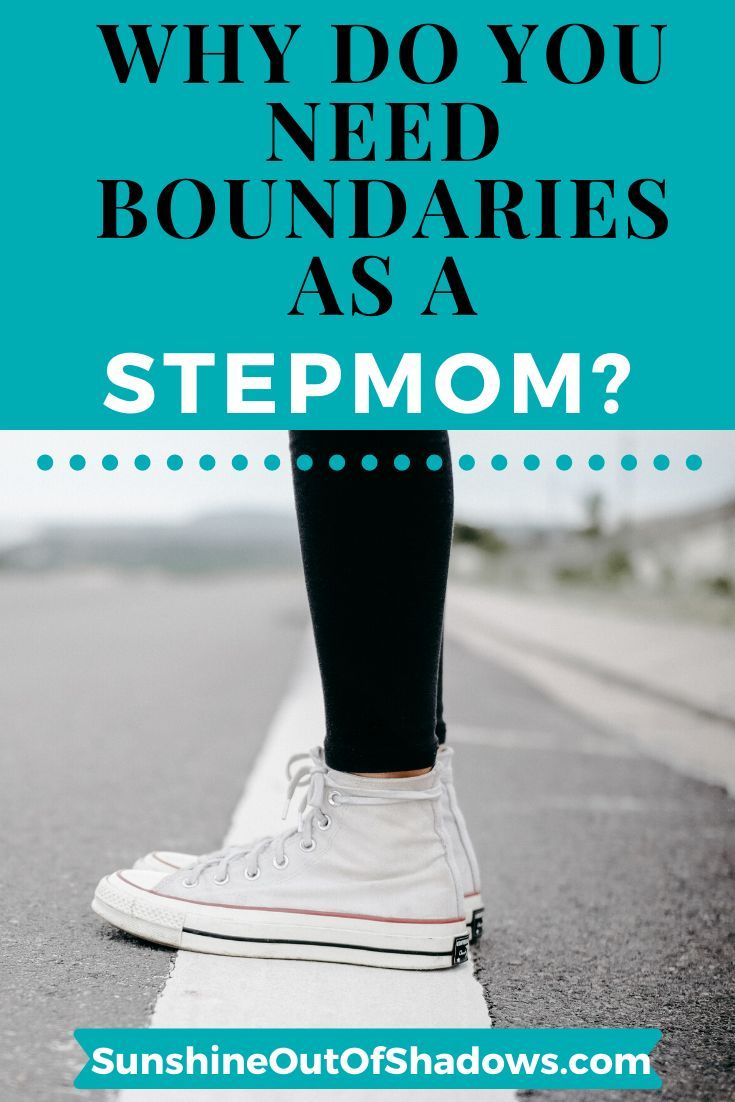 a person standing on the side of a road with text overlay saying why do you need boundaries as a stepmom?