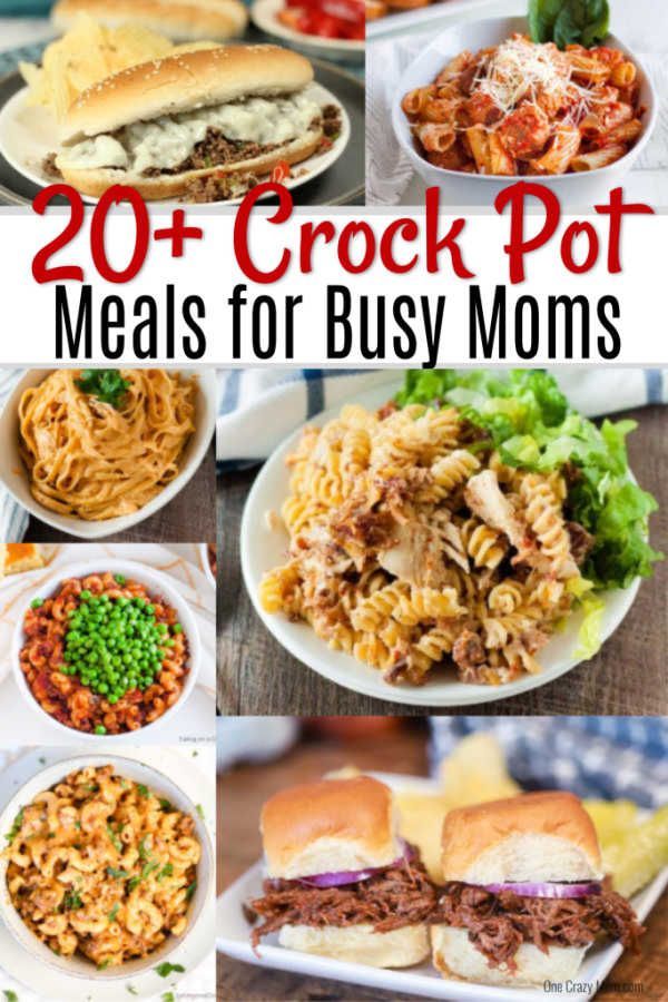 the top 20 crock pot meals for busy moms that are easy to make