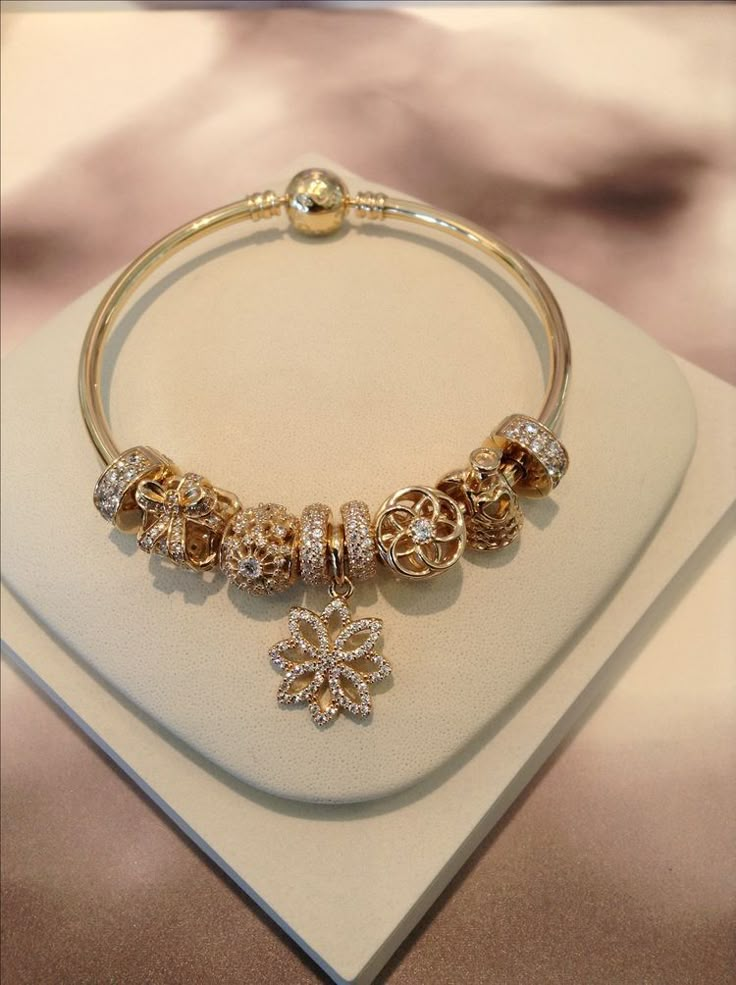 Elegant Pandora Bracelet, Pandora Bracelet Aesthetic Gold, Pandora Bracelet Inspiration, Pandora Bracelet Ideas Inspiration, Pandora Charm Bracelet Aesthetic, Pandora Bracelet Aesthetic, Gold Pandora Bracelet, Sac Yves Saint Laurent, Pandora Bracelet Charms Ideas