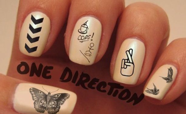 Ahhhh! Love these! The boys tattoos! One Direction Tattoo, Direction Tattoo, One Direction Nails, One Direction Tattoos, Newspaper Nails, Gambar One Direction, Harry Styles Nails, One Direction Memes, One Direction Pictures