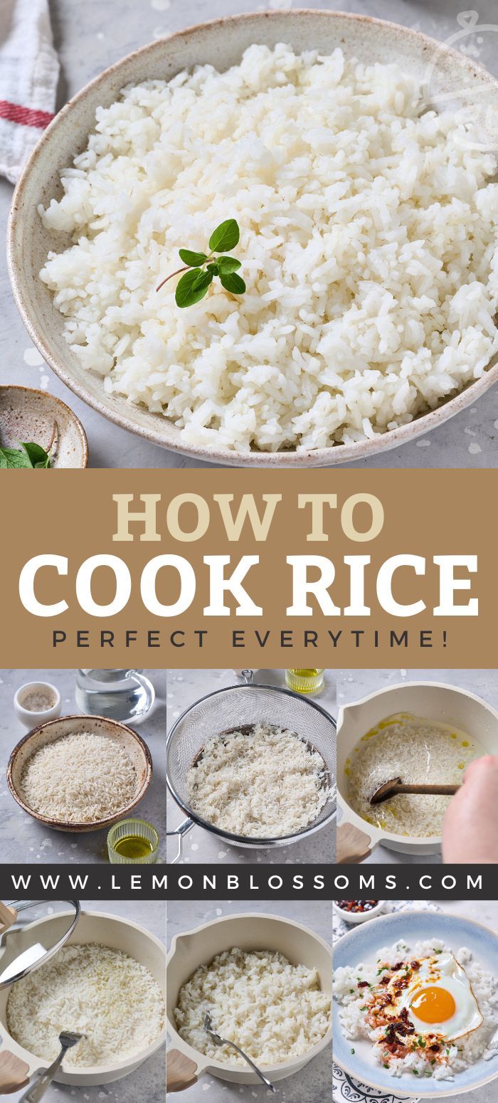 how to cook rice perfectly every time in one bowl and then put it on the stove