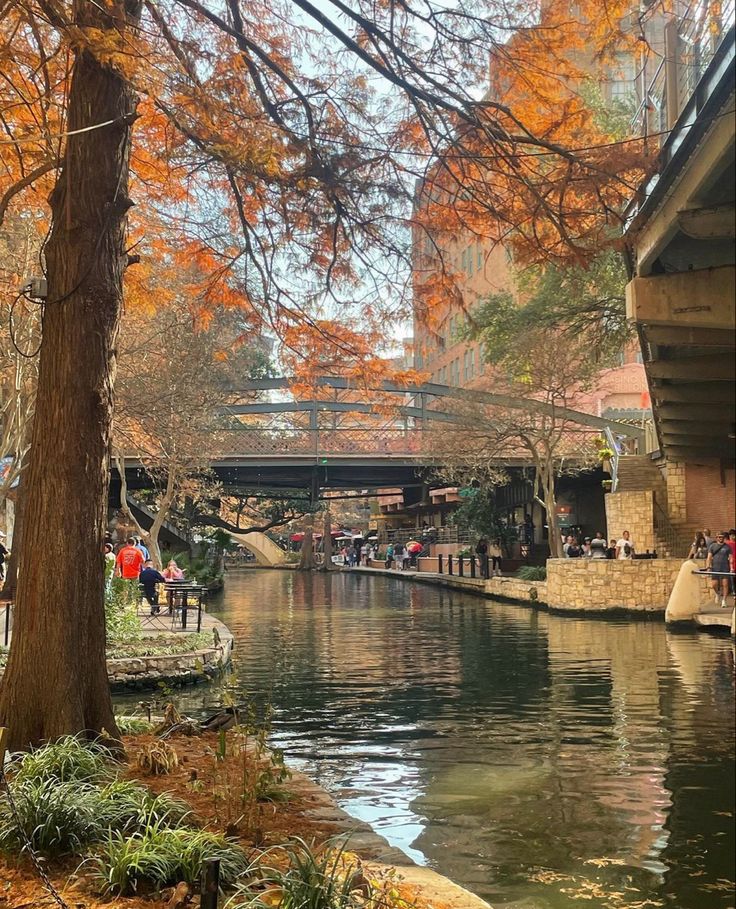 Fall vibes photo of downtime river walk in San Antonio Fallout Texas, San Antonio Texas Aesthetic, River Walk San Antonio Texas, San Antonio Texas Riverwalk, Texas Vibes, Fall In Texas, Texas Aesthetic, Living In Texas, Country Views