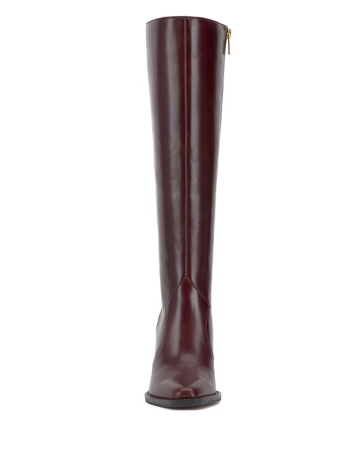 Serenade your wardrobe with sleek style with the Lecheya boot. The smooth leather design features modern western-inspired stitching and a towering block heel that takes any cool weather look to the next level. Narrow Calf Boots, Extra Wide Calf Boots, Modern Western, Cool Weather, Chic Shop, Sleek Style, Wide Calf Boots, Wide Calf, Mens Shoes Boots