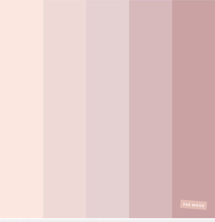 the color palette is pale pink and has two different shades, one in light brown