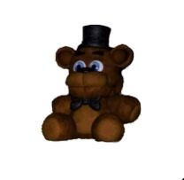 a brown teddy bear with a top hat and bow tie sitting next to a white background