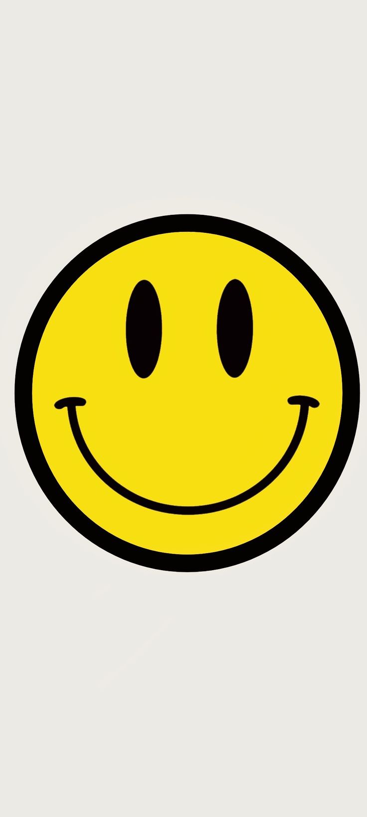 a yellow smiley face with two black eyes