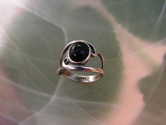 Black Onyx Ring In Sterling Silver Dope Jewelry Accessories, Hematite Ring, Grass Valley, Solitaire Rings, Onyx Jewelry, Dress Pretty, Black Onyx Ring, Funky Jewelry, Jewelry Lookbook