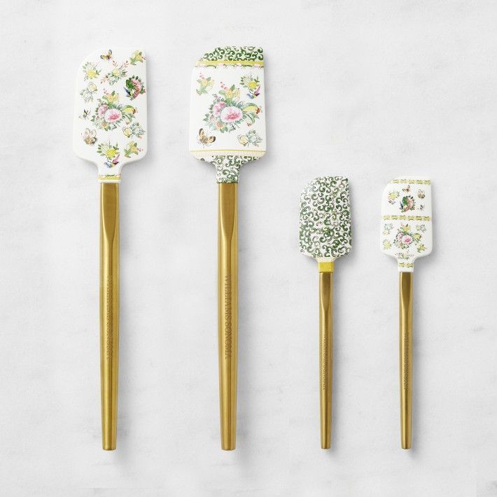 Williams Sonoma Kids Pottery, Spatula Set, Cute Kitchen, Spatulas, Gold Handles, Pottery Barn Teen, Chinese Porcelain, Dream House Decor, Williams Sonoma