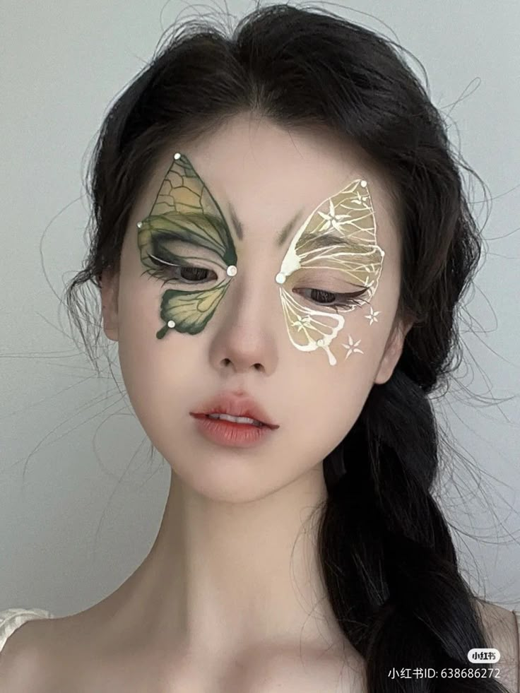 Dragonfly Makeup, Layout Makeup, Butterfly Makeup, Face Art Makeup, Night Beauty, Eye Makeup Pictures, Ethereal Makeup, Unique Makeup, Fairy Makeup