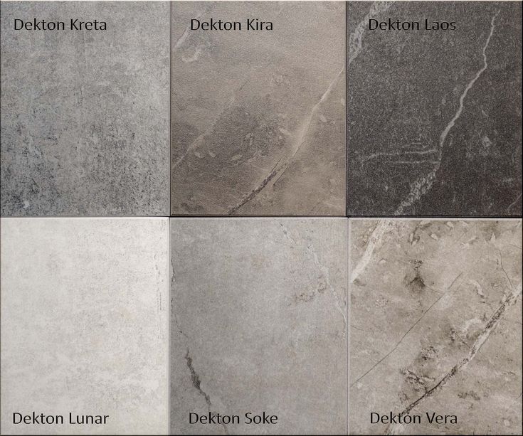 the different types of porcelain tiles are shown