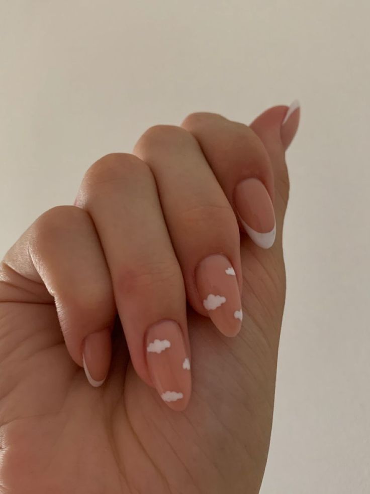 Paznokcie Hello Kitty, May Nails, Hello Nails, Subtle Nails, Simple Gel Nails, Blush Nails, Soft Nails, Short Acrylic Nails Designs, Heart Nails