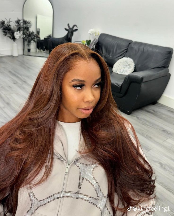 Golden Brown Hair, Blowout Hair, Hair Laid, Body Wave Hair, Wave Hair, Lace Hair, Fall Hair Color, Hair Inspo Color, Hair Color For Black Hair