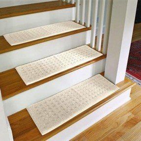 the stair treads are clean and ready to be used