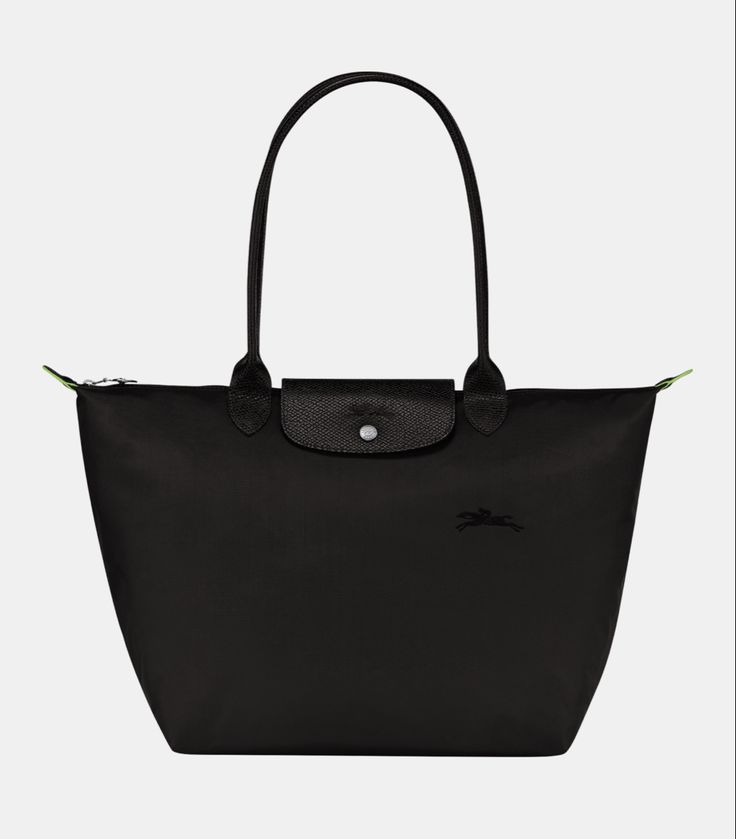 Black Longchamp Bag, Longchamp Le Pliage Green, Longchamp Tote Bag, Uni Bag, Longchamp Tote, Longchamp Bag, Green Tote Bag, Green Tote, Nylon Tote