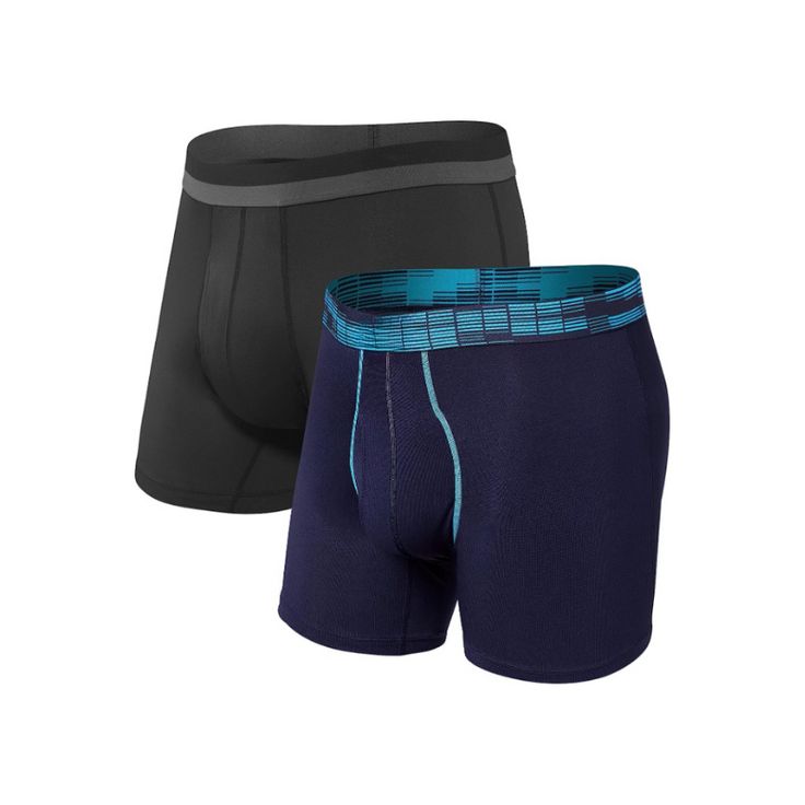 Our Solid 2 Piece Sports Mesh Boxer Brief Set is the perfect combination of style and functionality for active individuals. The solid color design adds a touch of simplicity and versatility, making them suitable for various occasions. With two pairs in the set, you'll have a reliable and stylish option for your active lifestyle. Features: Machine wash Men’s boxer briefs 2 pack: Bold, bright, and brilliantly comfortable, this pack of 2 boxer briefs is underwear for men with a sense of style and a need for everyday comfort. Slim fit: Ideal for layering, the form-fitting boxer briefs are made from super soft fabric and designed with no fly and a 5” seam for a comfortable no-fuss fit. Ballpark support: Our boxer briefs come equipped with the patented BallPark Pouch to reduce friction and keep Sporty Fitted Multi-pack Activewear, Athleisure Workout Boxer Briefs Multi-pack, Athleisure Multi-pack Boxer Briefs For Workout, Sporty Multi-pack Boxer Briefs For Workout, Sporty Multi-pack Boxer Briefs For Gym, Sporty Multi-pack Boxer Briefs, Black Multi-pack Activewear For Gym, Breathable Sporty Boxer Briefs For Sports Events, Sporty Multi-pack Boxer Briefs For Training