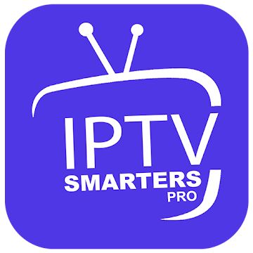 the iptv smarts pro logo on a purple square with white letters that read iptv smarts pro