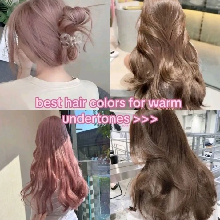 Light Neutral Skin Tone Hair Color, Hair Color According To Skin Tone, Fantasy Hair Color For Cool Skin Tone, Hair Color For Yellow Skin Tone, Hair Colors For Warm Undertones, Hair Colors For Neutral Skin Tones, Warm Tone Hair, Perfect Hair Color For Skin Tone Quiz, Warm Undertone Hair Color