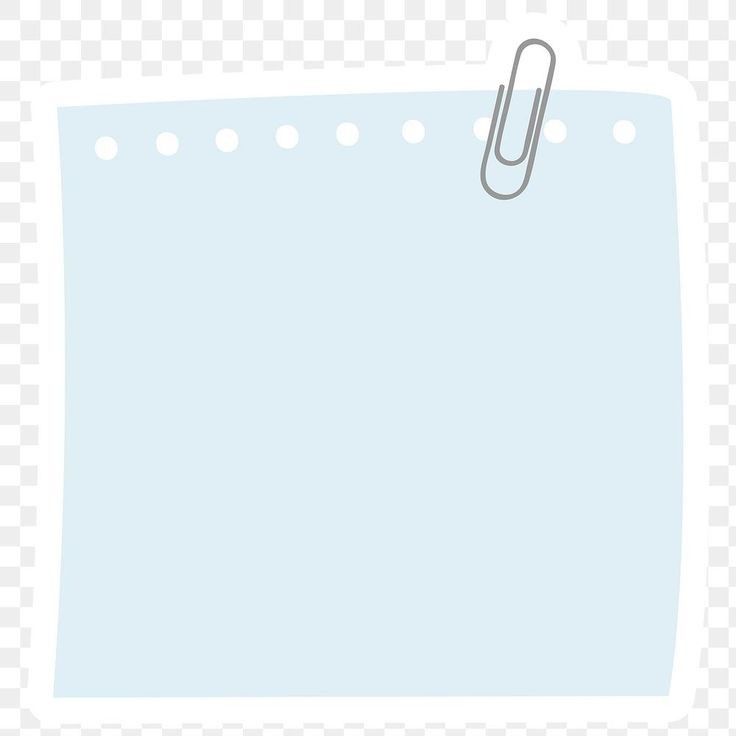 a clipboard with a paper clipping attached to it, on a transparent background