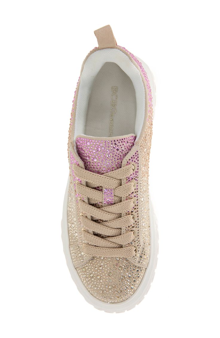 A chain-link-inspired design swoops around the platform of this statement-making sneaker cushioned by plush memory foam. Cushioning: absorbs impact and distributes weight for consistent, buoyant comfort under each step 1 3/4" platform Lace-up style Memory foam-cushioned footbed Textile upper/synthetic lining and sole Imported The Platform, Platform Sneaker, Up Styles, Chain Link, Womens Sneakers, Memory Foam, Design Inspiration, Nordstrom, Lace Up