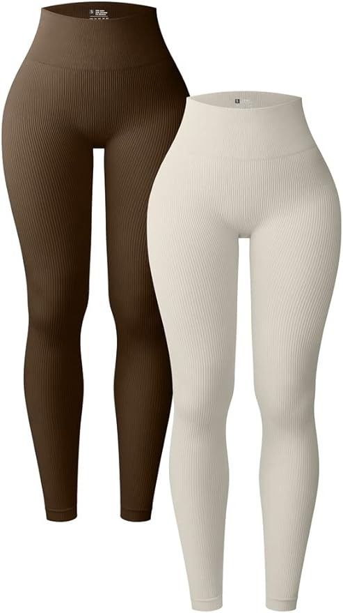 Best Yoga Leggings, High Waist Yoga Pants, Ribbed Leggings, Yoga Set, Best Leggings, Athletic Pants, Pair Of Pants, Amazon Women, Womens Activewear