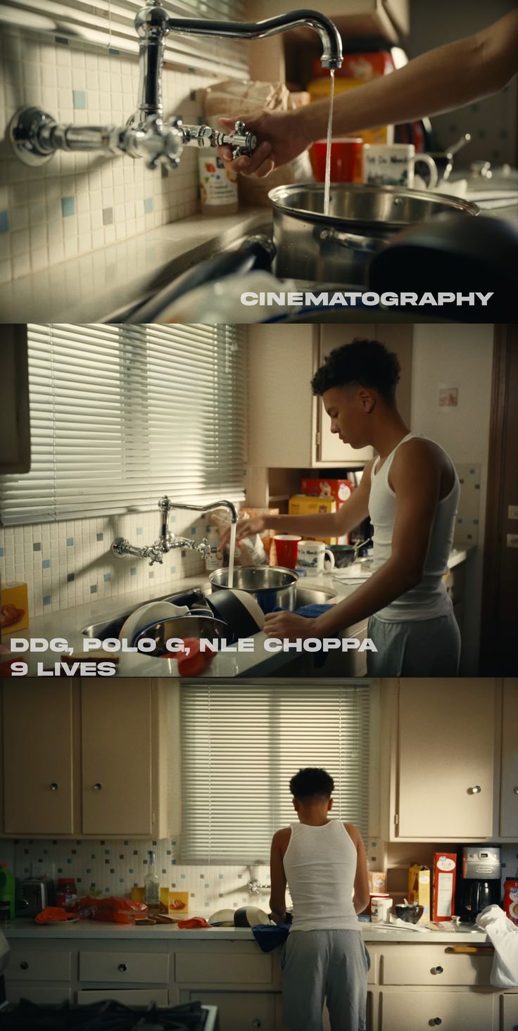 two men are in the kitchen preparing food