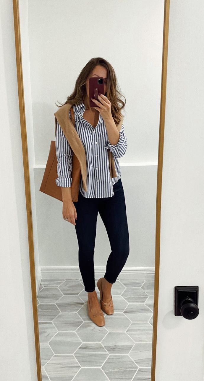 Outfits Roundup - Fall Edition - Lilly Style Mode Tips, Casual Outfits For Work, Classic Style Outfits, Simple Fall Outfits, Business Casual Outfits For Women, Business Casual Outfits For Work, Work Fits, Elegante Casual, Mode Casual