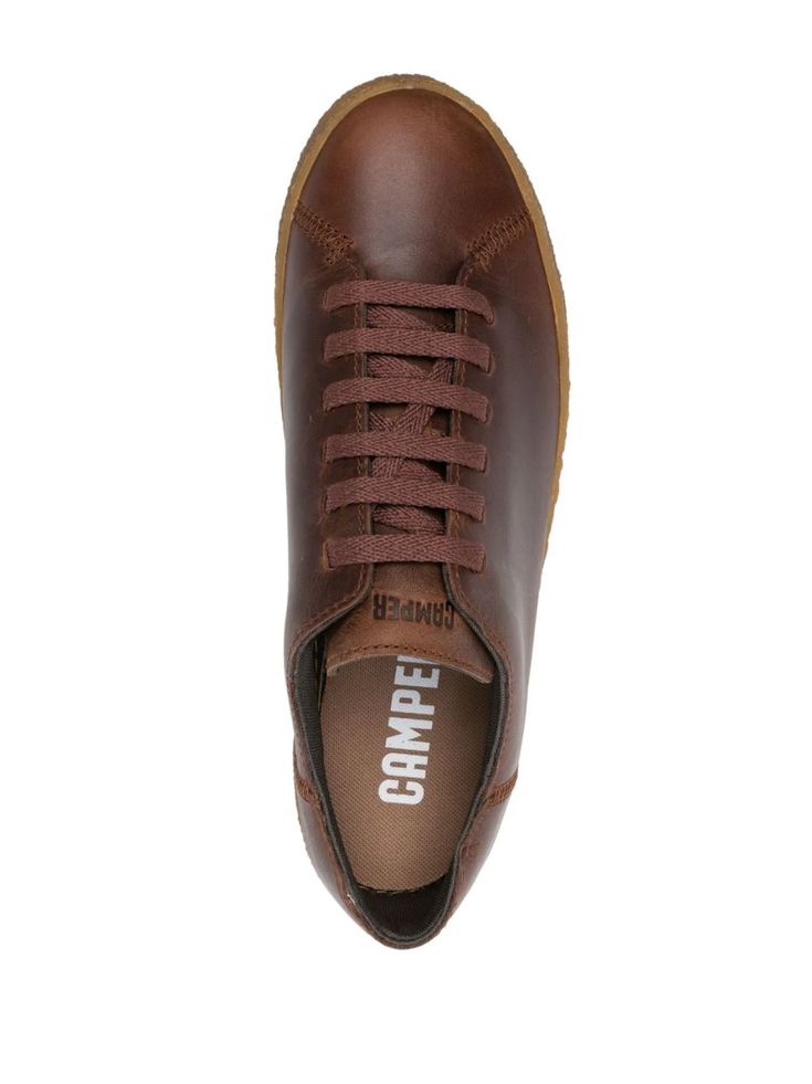 Camper Peu Terreno low-top Sneakers - Farfetch Sneakers Brown, Brown Sneakers, Men's Footwear, Low Top, Calf Leather, Top Sneakers, Shoes Mens, Fashion Branding, Sneakers