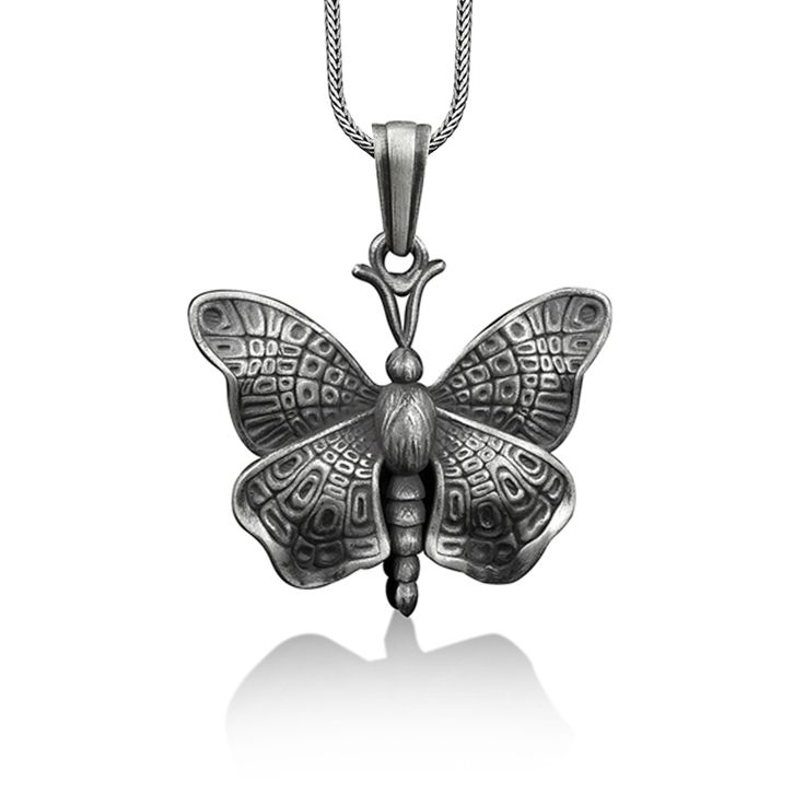 Butterfly nature inspired necklace for girlfriend, 3d butterfly pendant in 925 silver, Dainty necklace for wife birthday These 925K Sterling Silver Necklace photos are taken with original and every item has handmade engraving details. It's very elegant and classy for everyday use but also can be preferred as a gift for friends and family for an eternal memorial. We prepared a new collection for your loved ones which is a gift selection from BySilverStone and you can find the best present for eve Butterfly Pendant Necklace As A Gift, Butterfly Pendant Necklace For Gift, Silver Butterfly Necklace As A Gift For Her, Silver Butterfly Necklace For Anniversary, Silver Butterfly Necklace For Her, Butterfly Pendant Necklace For Gifts, Silver Butterfly Necklace Gift For Her, Silver Butterfly Pendant Necklace As A Gift, White Gold Butterfly Pendant Necklace For Gift