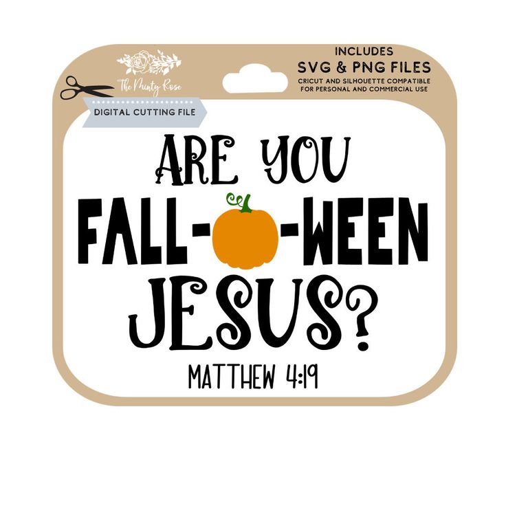 an orange and black sticker with the words are you fall - when jesus?