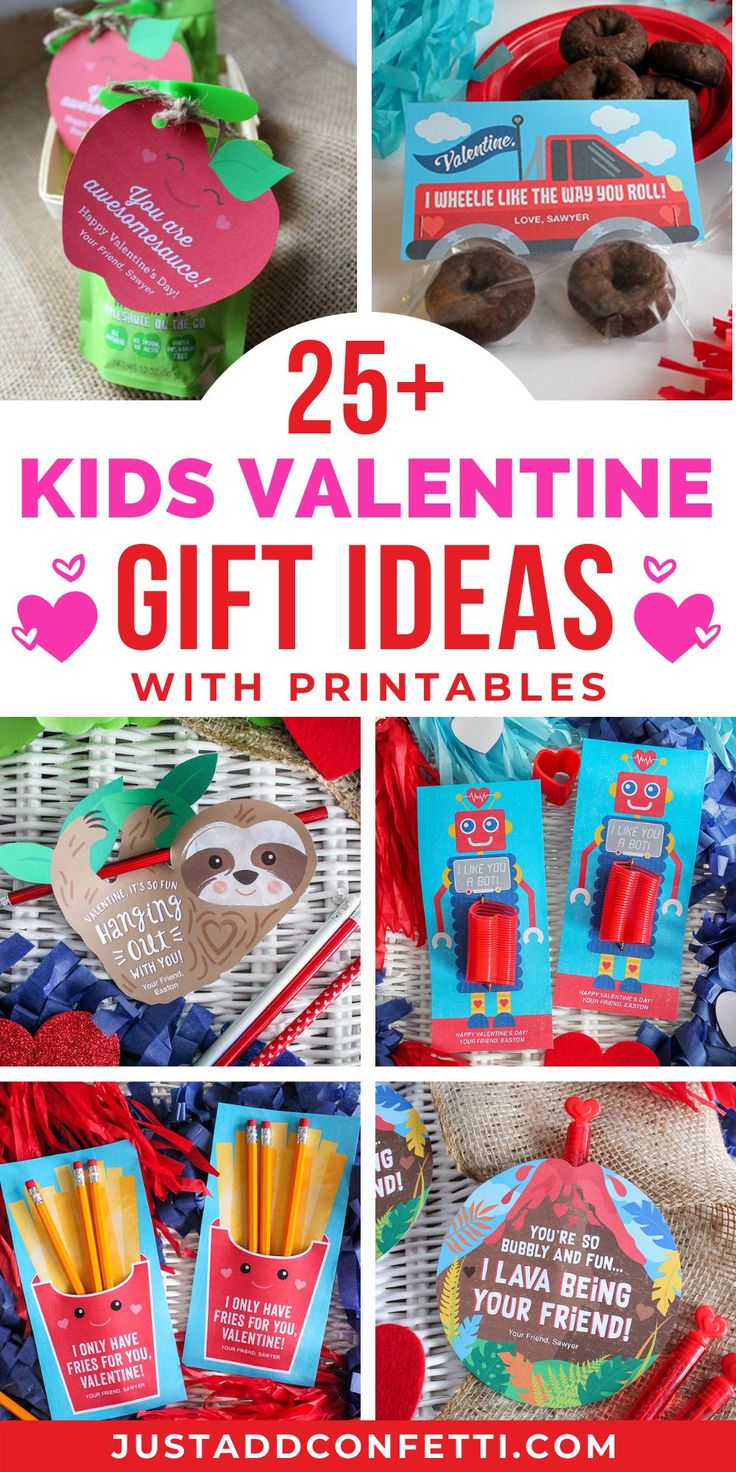 valentine's day gift ideas for kids with free printables