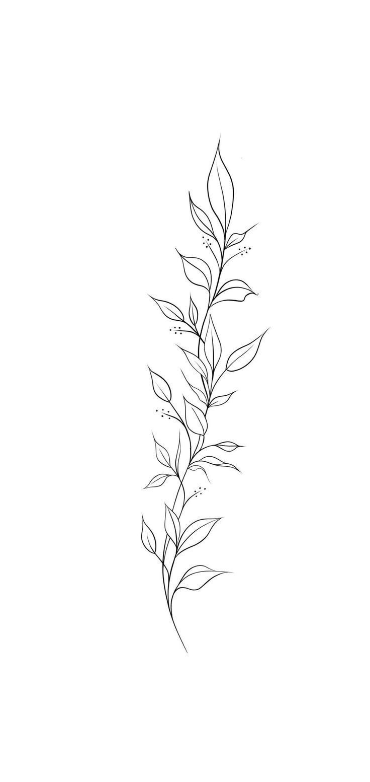 Simple Arm Sleeve, I Am The Vine You Are The Branches Tatoo, Arm Tattoo Leaves, Tattoos Around Arm, Vertical Tattoo Ideas, Vertical Tattoo, Flower Vine Tattoos, Tattoo Ideas Simple, Thumb Tattoos