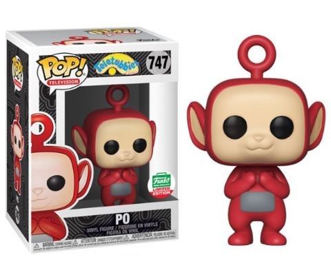 the funky little monkey pop vinyl figure is in its red outfit and it's ready to