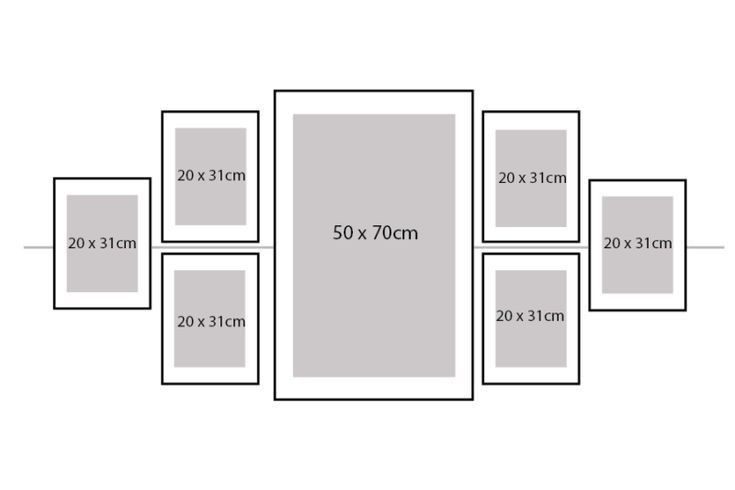 the size and width of an area rug is shown with measurements for each square, rectangle