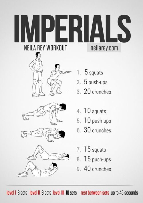 an info sheet shows how to do the most exercises