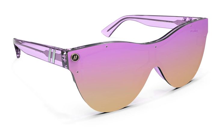 Light up the scene with ‘Lavender Bae,’ part of our alluring ‘Alice Collection.’ These rimless cat eye sunglasses glow with a gold-lavender gradient lens and an ethereal purple hue at the temples. Bound to be a festival fave, ‘Lavender Bae’ is thoughtfully finished with iridescent Blenders stripes and available with your choice of a polarized PureBlend Lens. // Details: Gender: Women Lens Color: Lavender-Champagne Lens Material: PureBlend Lens UV Rating: 100% UV Protection Fit / Size: Medium - L Chic Purple Sunglasses With Mirrored Lenses, Modern Purple Cat Eye Sunglasses With Gradient Lenses, Modern Purple Shield Sunglasses With Gradient Lenses, Trendy Purple Mirrored Cat Eye Sunglasses, Trendy Purple Cat Eye Sunglasses With Mirrored Lenses, Purple Rimless Sunglasses With Gradient Lenses, Trendy Purple Rimless Sunglasses, Trendy Rimless Purple Sunglasses, Summer Purple Shield Sunglasses With Mirrored Lenses