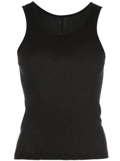 Black Tank Aesthetic, Wardrobe Nyc, Tank Outfit, Latest Fashion Design, Ribbed Tank Top, Ribbed Tank Tops, Ribbed Tank, Cotton Tank Top, Women's Wardrobe