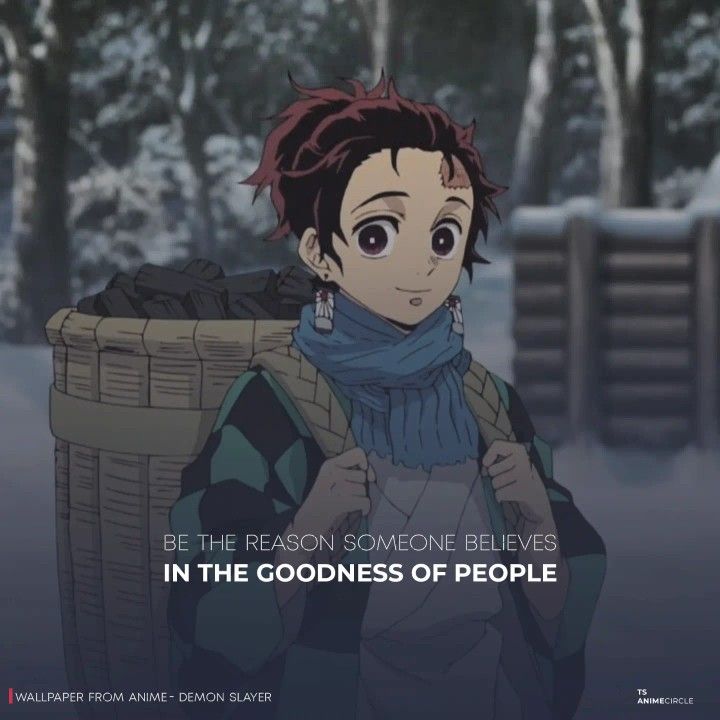 an anime character with red hair is holding a basket in front of her and the caption reads, be the reason someone receives in the goodness of people