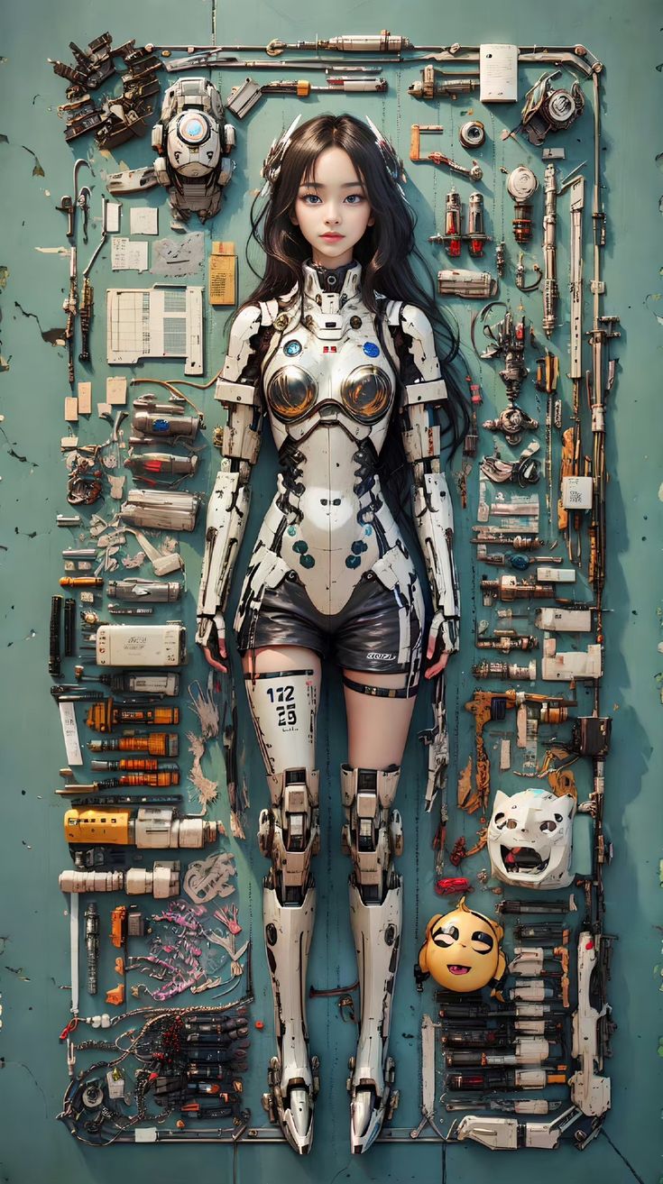 3d Karakter, Cyborgs Art, Arte Robot, Arte Cyberpunk, Robot Concept, Cyberpunk Character, Robots Concept, Robot Concept Art, Cyberpunk Art